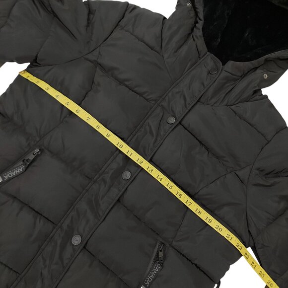Canada Weathergear Parka Puffer Jacket Womens Large Black Insulated Outdoor - Picture 12 of 13